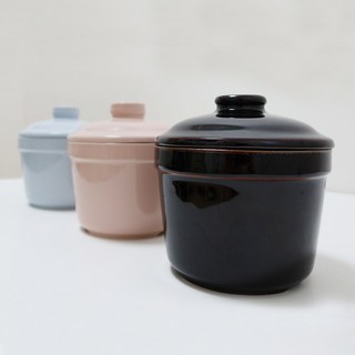 맛담 도자기밥솥 전자레인지전용 미니밥솥 압력솥 간편식 전자레인지에 20분 1~3인용밥완성 한끼미인, 블루, 1개