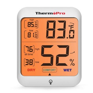 Thermo Pro 온습도계 TP-53 최고최저온도계, 1개