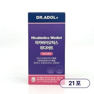 Dr.adol 닥터아돌 히카바이오틱스 위디어트 다이어트 보조제 그린세라 가르시니아 남자 여자 닥터아돌 영양제, 30g, 1개