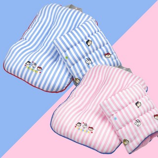 피너츠 스트라이프 유모차 가드&쿠션, 1개, 블루