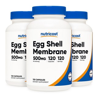 뉴트리코스트 난각막 500mg 캡슐 120정 3병, 3개