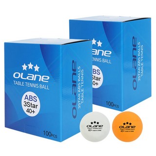 오레인 3성 40+ 탁구공 OTT-B241 100개입, 화이트, 1개