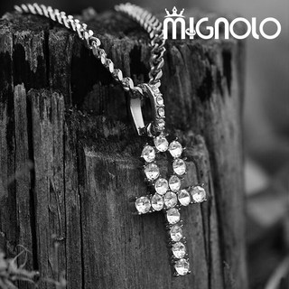 MIGNOLO 安卡十字項鍊 鈦鋼項鍊 簡約十字架項鍊 (男女適用) 韓國連線設計