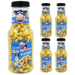 우유맛팝콘 260g 5개 저금통팝콘