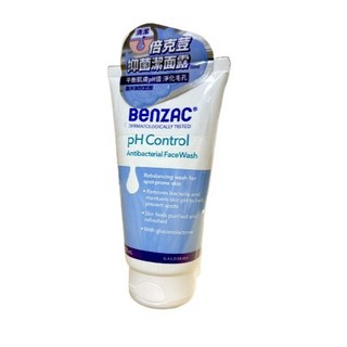 BENZAC 倍克荳 抑菌潔面露150ml + 益菌修護乳50ml 組合，溫和控油、舒緩修護，打造健康肌膚, 1個, 倍克荳抑菌潔面露 150ml