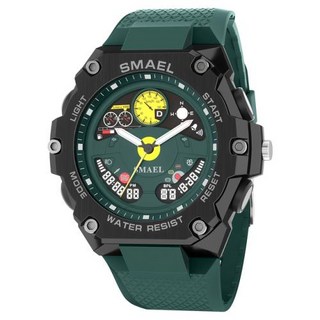 남성용 군용 시계 군용 디지털 LED 손목시계 aaa 시계 남성용 8092 전자 시계 디지털 LED 신제품, 1) ARMYGREEN