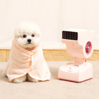 리젠 저소음 핸즈프리 펫드라이기 LF-200, 핑크, 1개