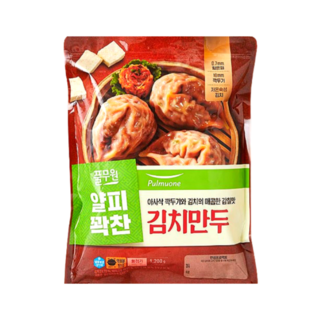 풀무원 얇은피꽉찬속 김치만두, 1.2kg, 1개