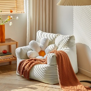 빈백 쇼파 1인 좌식 소파 원룸 인테리어, 오트밀 베이지