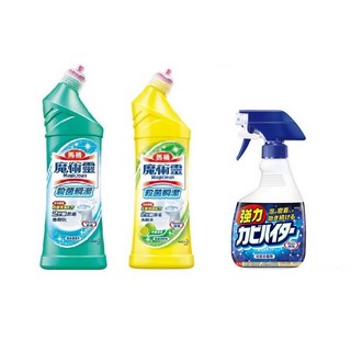 魔術靈 500ml 輕鬆清潔 有效殺菌 去除霉斑 保持衛生, 1個, 殺菌瞬潔馬桶清潔劑(黃色)