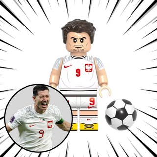 축구선수 호환블럭 브릭미니피규어 컬렉션 취미/수집/장식/컬렉션용 커스텀 호환 블록피겨 시리즈 C, 1개