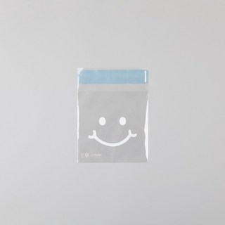 새로피엔엘 접착봉투(4)13X13+4(해피스마일), 투명, 200개