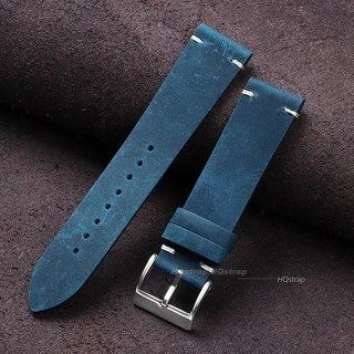 송아지 가죽 시계 밴드 18mm 20mm 21mm 22mm 24mm 비즈니스 시계 밴드 세이코 수제 스티치 소 가죽 스트랩