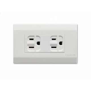 Panasonic 星光系列 接地雙插座 WTDFP15123K, 1個
