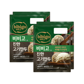 CJ 비비고 진한고기만두, 4개, 400g