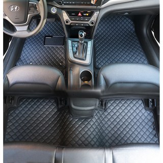 지엠지모터스 자동차 매트 카매트 퀼팅 가죽 바닥 장판 시공 효과 1열 2열 플로어 호환매트, 올블랙