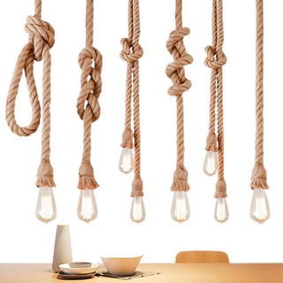 밧줄 조명 선 레트로 로프 인테리어 카페 전등, B.듀얼선, 1개