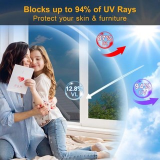 프라이버시 차양 유리 실버 필름 자가 접착 창문 다양한 크기 높은 단열 및 단방향, 05 30x200cm, 03 브라운