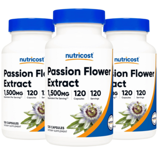 뉴트리코스트 식물성 멜라토닌 패션플라워 120캡슐 3개