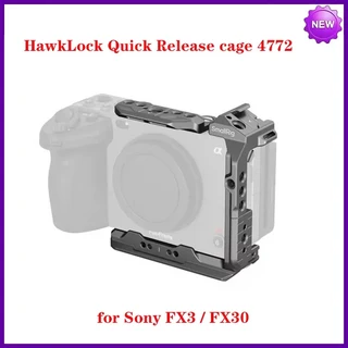 호환 FX30용 스몰리그 케 카메라 (핸드 스트랩 퀵 릴리즈 플레이트 콜드 슈 마운트 NATO 레일