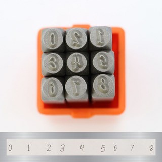 YUTE 27件套3mm鋼印藝術字字母數字鏨刻工具 全套花鏨子手工印字 好用 方便, 9pc簡易包裝