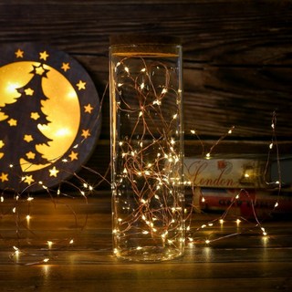 포근한잡화점 전기세ZERO 200구 웜색와이어LED전구 20m 크리스마스전구장식 크리스마스전구건전지형, 1개