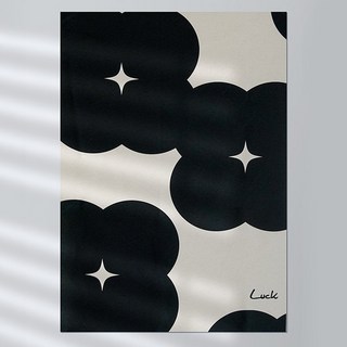 컷트지 감성 천 패브릭포스터 가리개천 크로미닉스 잉키럭키, 1개