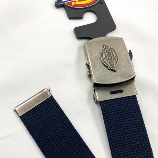 Dickies 腰帶 超級搭 棉皮帶 潮牌腰帶 42腰以內可用 藍色 @9514