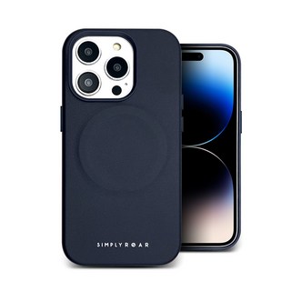 심플리로어 맥세이프 호환 맥 레더 휴대폰 케이스