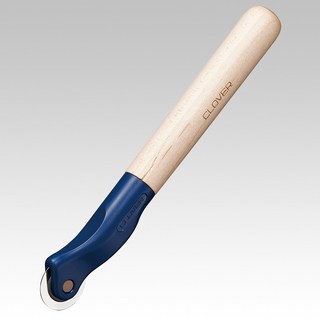 【可樂牌Clover】日本原廠現貨 木柄滾輪實線點線器 57-669，手作拼布縫紉點線工具, 1個