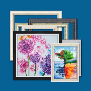 보석자수나라 중대형 보석십자수액자 아크릴 비규격 주문제작 액자 18종류, 가로형, 32번(로망골드)