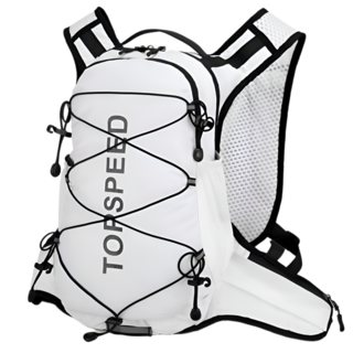 호니배저 트레일러닝 조끼 등산 가방 사이클 백팩 12L, 1개, 화이트