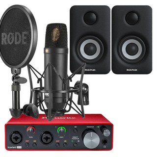RODE NT1 KIT 패키지(NT1 KIT+스칼렛2i2+MIDIPLUS MI3)