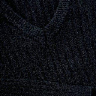 【Fee現貨8色】針織毛衣女長袖V領寬鬆直壓紋針織上衣，秋季新款女裝