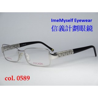 ESCADA VES693S 光學眼鏡 義大利製 金屬方框 可配抗藍光全視線