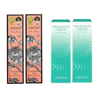 JEROSSE 婕樂纖 婕肌零2瓶 雪聚露2瓶 (卸妝清潔保濕組), 1組