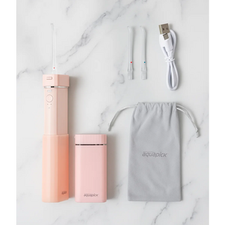아쿠아픽 휴대용 구강세정기, AQ-208, 핑크