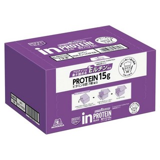 MORINAGA 森永 In Bar能量蛋白棒 烘焙苦巧克力口味, 43g, 12包