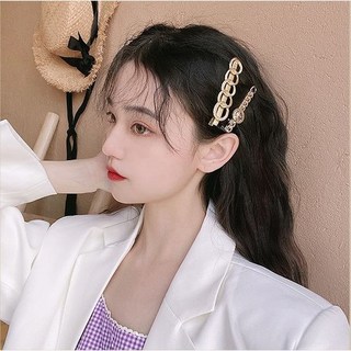 미다미 [2P세트] 골든체인집게핀