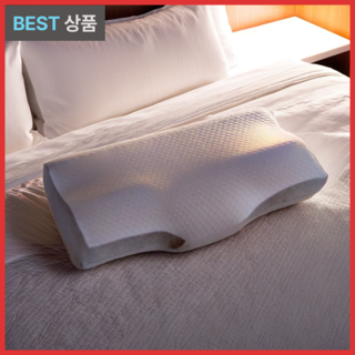 담은일상 프리미엄 C커브 메모리폼 베개 +커버, 1개, 화이트