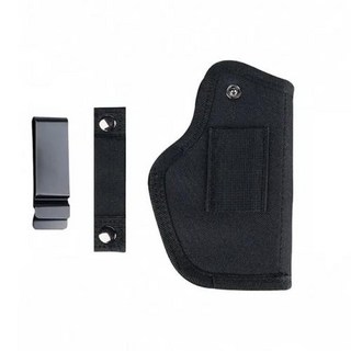 남녀공용 범용 권총 오른쪽 IWB 9mm 은폐 캐리 글록 총 액세서리, 1) Black, 1개