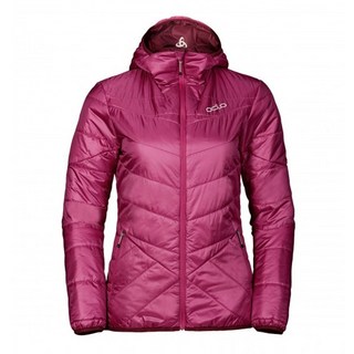 ODLO 女 連帽保暖外套 雙面防風防水外套 野外營