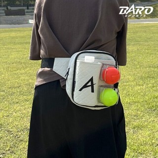 그린피플 파크골프 힙색 퀼팅 파우치 싱글 블랙 화이트, 1개