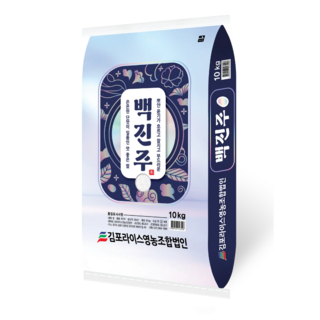 25년 햅쌀 백진주 쌀 당일도정 당일발송, 상등급, 1개, 10kg