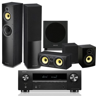데논 AVR-X580BT+CRYSTAL4.3 5.1CH 홈시어터 패키지, 단품