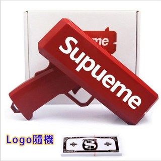 噴鈔槍 附贈電池 電鍍金 鈔票槍 噴錢槍 結婚 慶功 尾牙 春酒 玩具鈔票槍 鈔票噴錢機 生日禮物 電動鈔票槍, 噴鈔槍-紅(贈電池＆一疊玩具鈔), 紅色, 1個