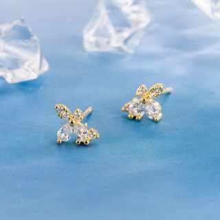 NANA L21 S925銀針 冰花花朵耳飾