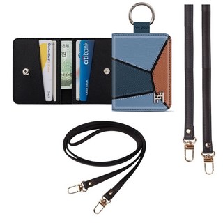 갤럭시 Z플립7FE 팬에디션 Z Flip7FE 케이스 SM-F761N 천연 소가죽 뉴랑떼즈 (콤타나비 콜라비) (심플롱) 목걸이 줄 카드 지폐 양면 더블 똑딱이 지갑