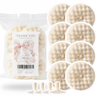 하루르르 주방 수세미 설거지 화장실 청소, 1세트, 8개