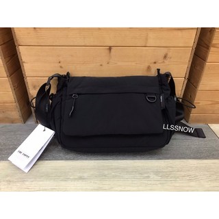 THE TOPPU 韓國尼龍側背包 輕便斜背包 男女適用, 黑色 (TP1130325)